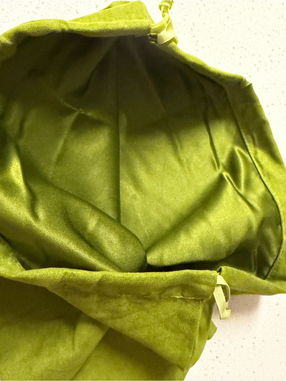 Tory Burch Olive Suede Logo Dust Pouch. Brand new. Measurements in pictures. - Picture 4 of 7